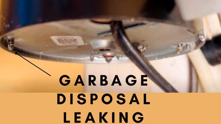 Garbage Disposal Leaking