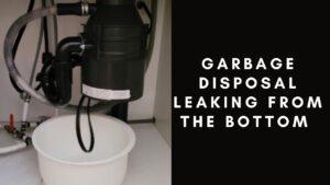 Garbage Disposal Leaking from the Bottom What Should You Do?