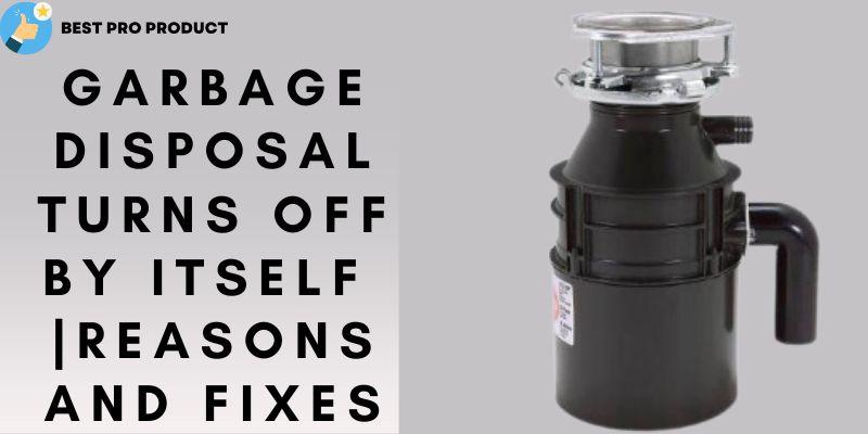 Garbage Disposal Turns off by Itself | Reasons And Fixes