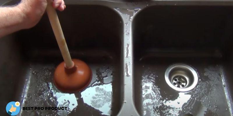 Garbage Disposal is Slow to Drain Fix by Plunger