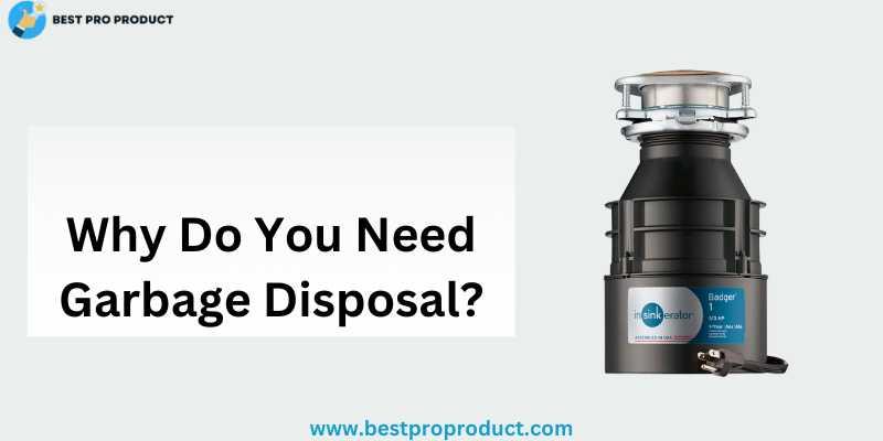 Why Do You Need Disposal?
