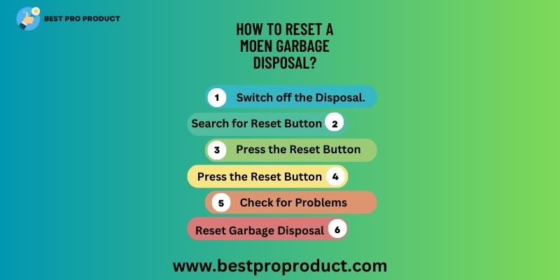 How to Reset a Moen Garbage Disposal?