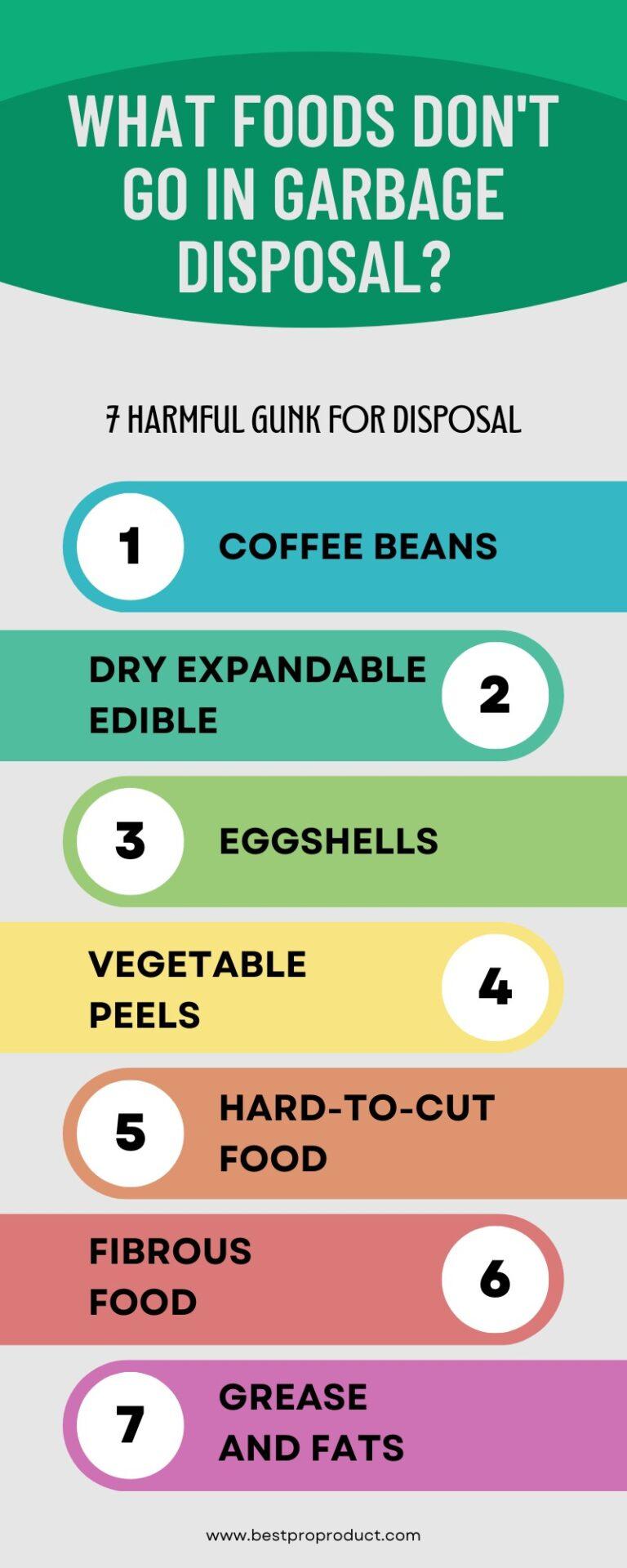 Garbage Disposal Food to Avoid 7 Harmful Gunk for Disposal