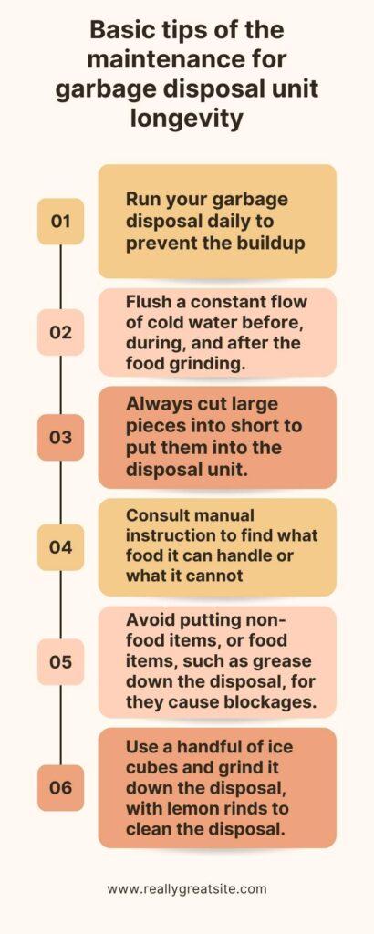 Basic tips of the maintenance for garbage disposal 