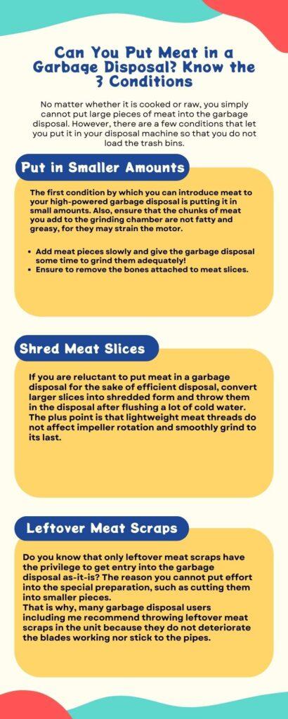 Can You Put Meat in a Garbage Disposal? Know the 3 Conditions