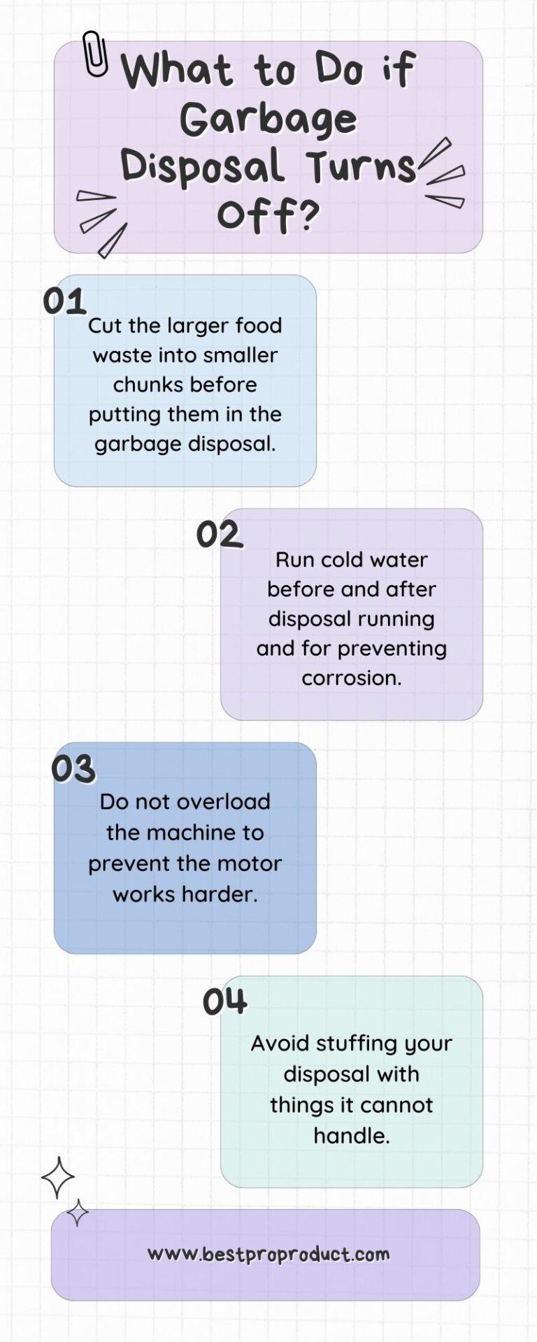 Garbage Disposal Turns off by Itself Reasons And Fixes