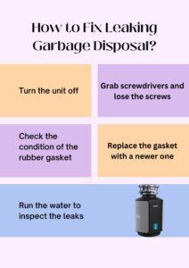 How to Fix Leaking Garbage Disposal?