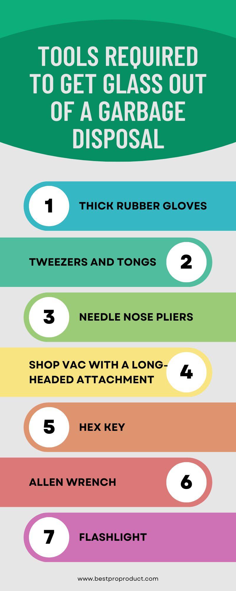 How to Get Glass Out of a Garbage Disposal {Easy To Follow 7Step Guide}