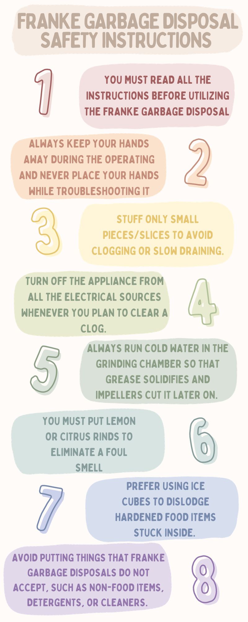 Franke Garbage Disposal Problems 5 Problems and Solutions Best Pro