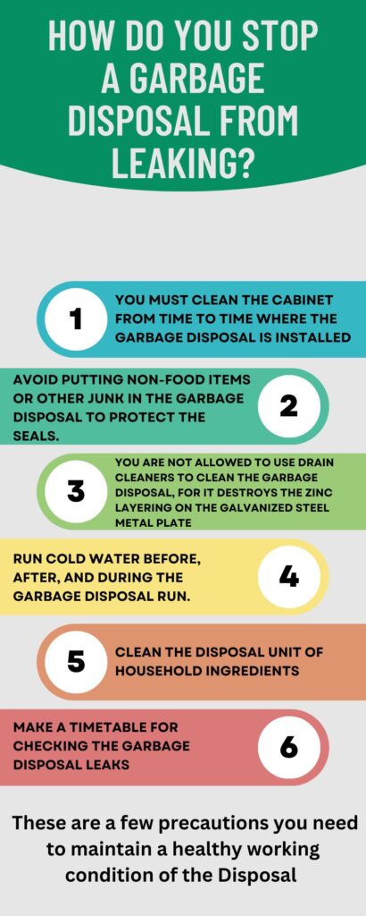 How Do You Stop a Garbage Disposal From Leaking?
