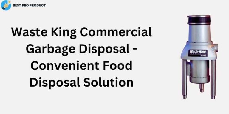 Waste King Commercial Garbage Disposal