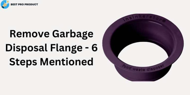 Remove Garbage Disposal Flange