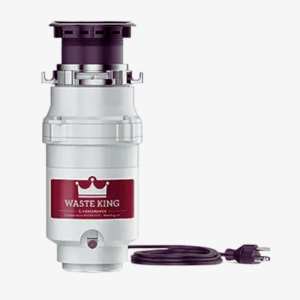 Waste King 1/2 HP Garbage Disposal with Power Cord 