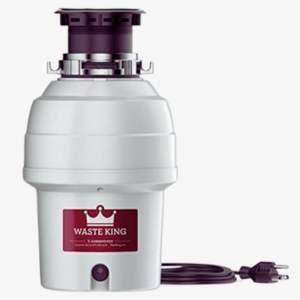 Waste King 1 HP Garbage Disposal with Power Cord,